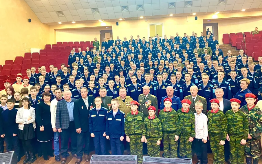 "Патриотический десант" в кадетском корпусе им. Маргелова, посвященный 35-летию вывода советских войск из Афганистана